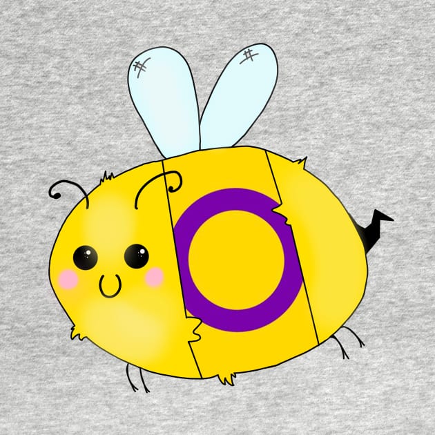 Pride Bees - Intersex by Rendi_the_Graye